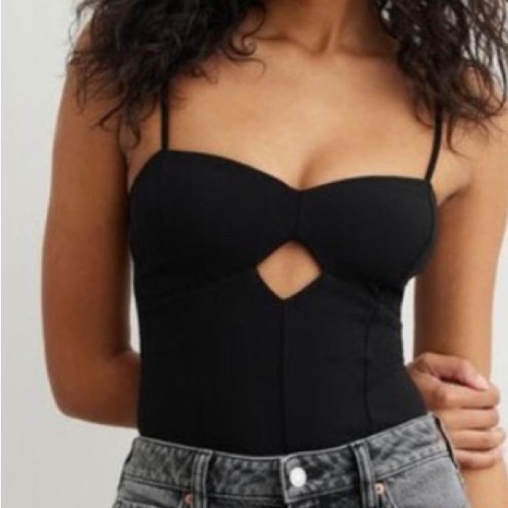 Dynamite clothing cut out bodysuit